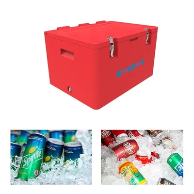 Koolbox 100 Liter Double Wall-Ice Box SS Clamp With Plain Lid